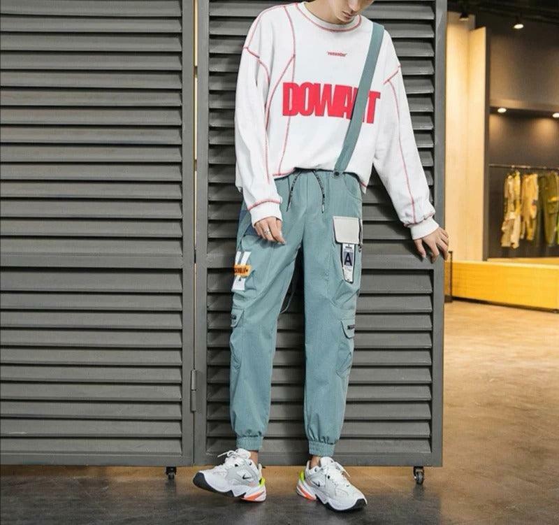 Y2K Grunge Cargo Pants - Retro 90s Fashion, Summer Y2K Outfits, Goth Y2K Style