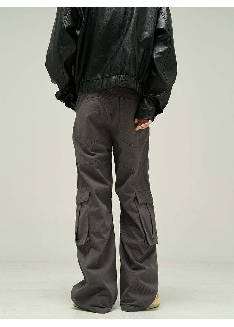 Y2K Grunge Cargo Pants - Retro 90s Fashion, Summer Y2K Outfits, Gothic Y2K Style