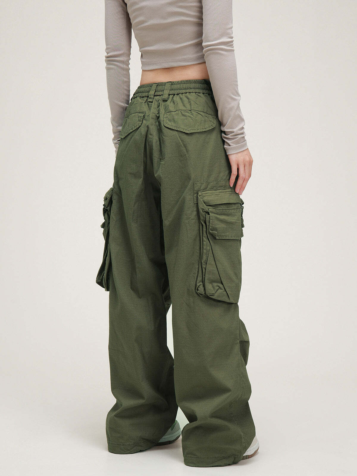 Y2K Grunge Cargo Pants - Retro 90s Fashion, Summer Y2K Outfits, Gothic Y2K Style