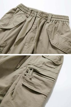 Y2K Grunge Cargo Pants - Retro 90s Fashion, Summer Y2K Outfits, Gothic Y2K Style