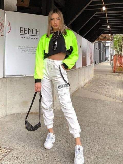 Y2K Grunge Cargo Pants - Retro 90s Fashion, Summer Y2K Outfits, Gothic Y2K Style