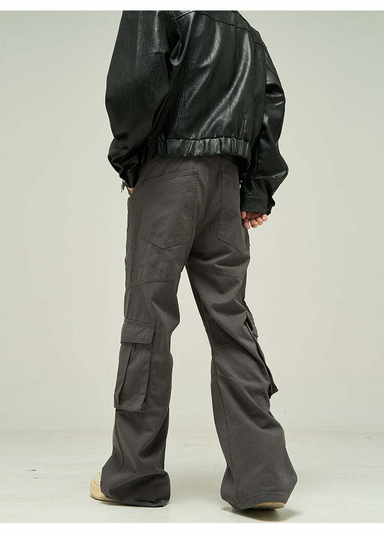 Y2K Grunge Cargo Pants - Retro 90s Fashion, Summer Y2K Outfits, Gothic Y2K Style
