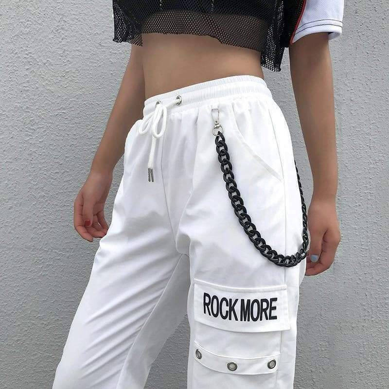 Y2K Grunge Cargo Pants - Retro 90s Fashion, Summer Y2K Outfits, Gothic Y2K Style