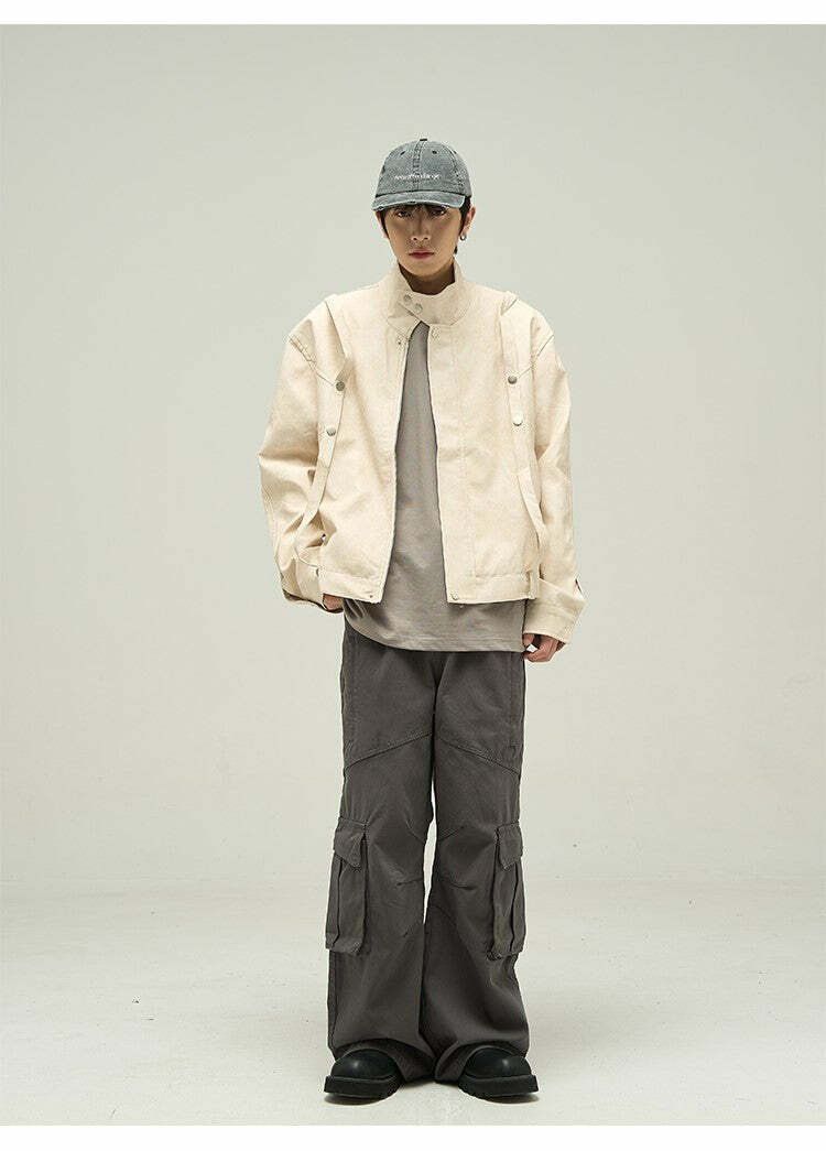 Y2K Grunge Cargo Pants - Retro 90s Fashion, Summer Y2K Outfits, Gothic Y2K Style