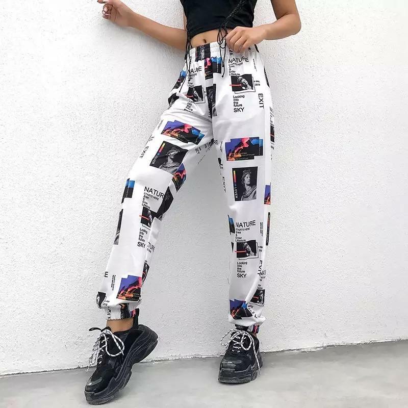 Y2K Grunge Cargo Pants - Retro 90s Summer Outfit, Y2K Fashion, Gothic Y2K, Pastel Goth