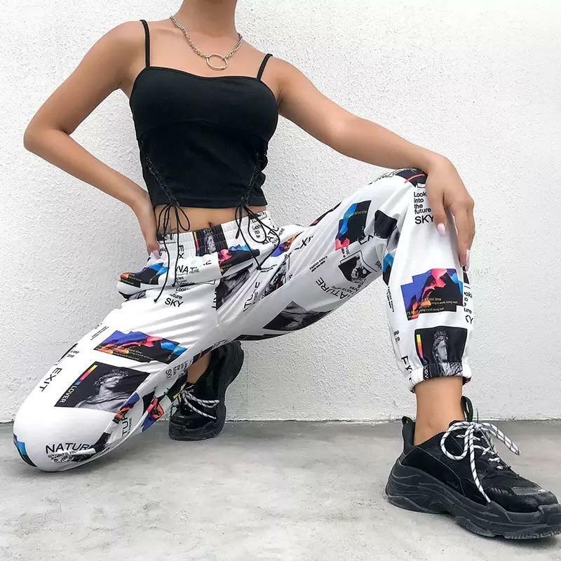 Y2K Grunge Cargo Pants - Retro 90s Summer Outfit, Y2K Fashion, Gothic Y2K, Pastel Goth