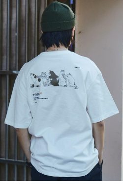 Y2K Grunge Cat Massage Train Tee - Retro 90s Summer Outfit, Pastel Goth, Y2K Fashion