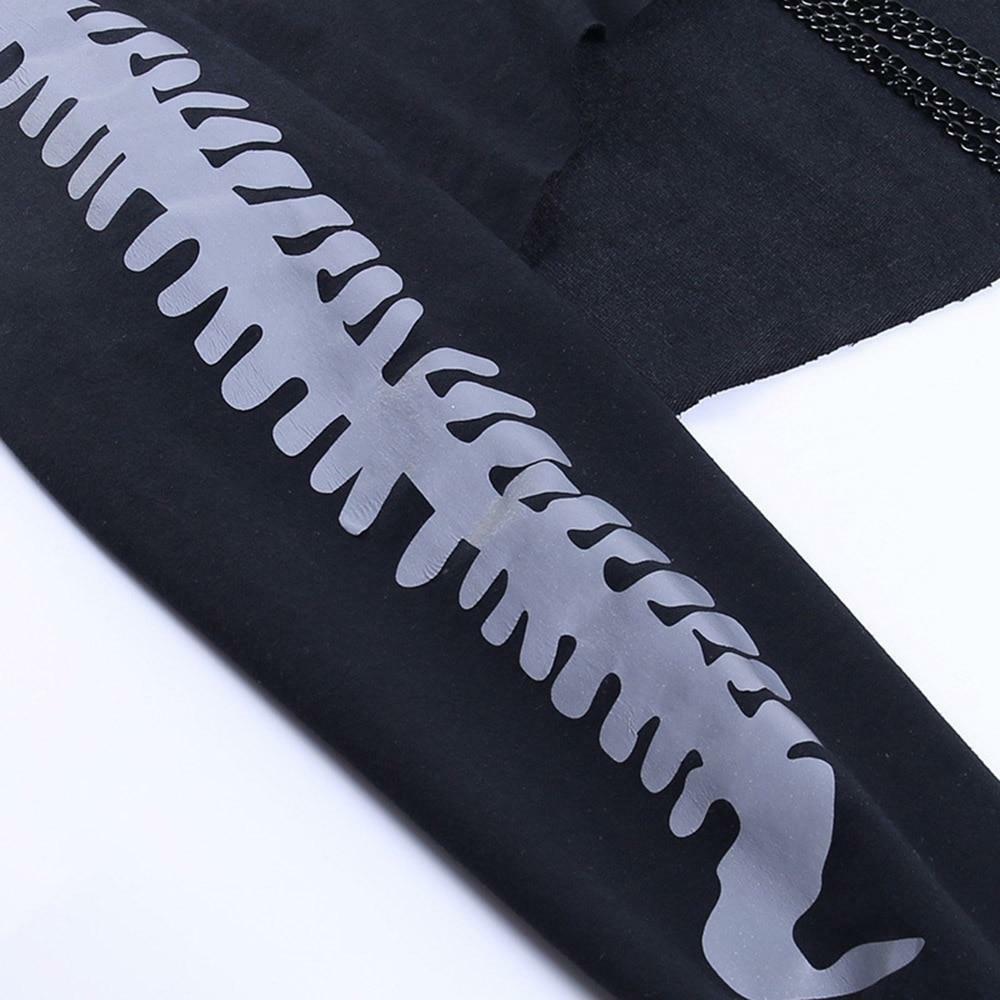 Y2K Grunge Chain Crop Hoodie - 90s Retro Summer Outfit, Y2K Party & Club Fashion