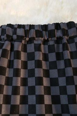 Y2K Grunge Checkerboard Long Skirt - Retro 90s Fashion, Summer Y2K Outfits, Pastel Goth Style