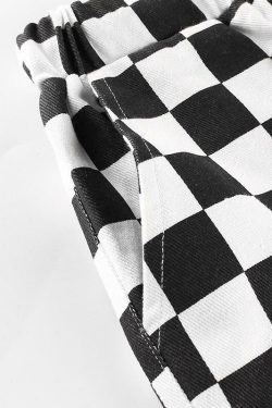 Y2K Grunge Checkered Pants - Retro 90s Summer Outfit, Y2K Club & Party Fashion