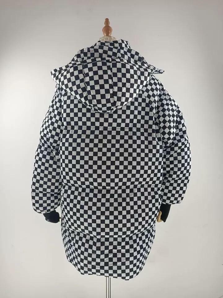 Y2K Grunge Checkered Puffer Jacket - Retro 90s Fashion, Summer & Party Outfits