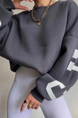 Y2K Grunge Chicago Sweater - Retro 90s Fashion, Summer Outfits, and Pastel Goth Style