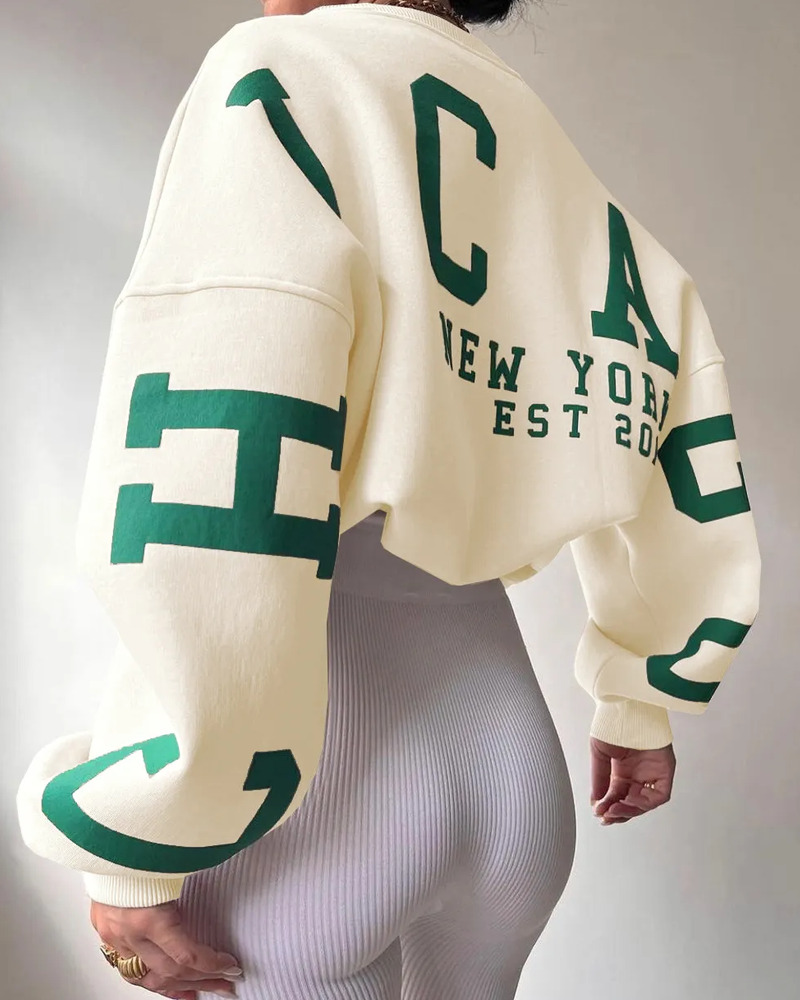 Y2K Grunge Chicago Sweater - Retro 90s Fashion, Summer Outfits, and Pastel Goth Style