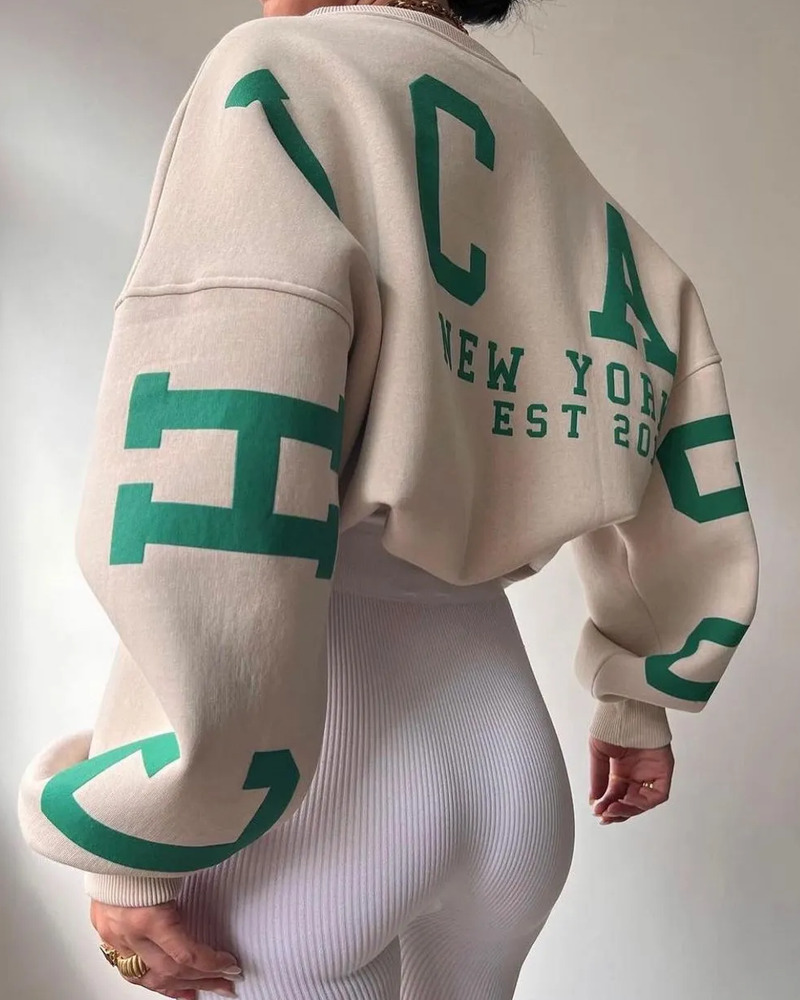 Y2K Grunge Chicago Sweater - Retro 90s Fashion, Summer Outfits, and Pastel Goth Style