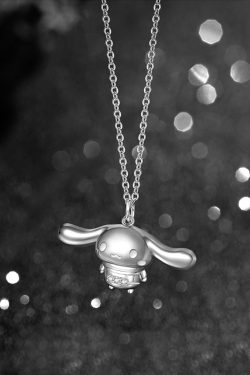 Y2K Grunge Cinnamoroll Sterling Silver Necklace with Pendant - TIDE COLOR x SANRIO