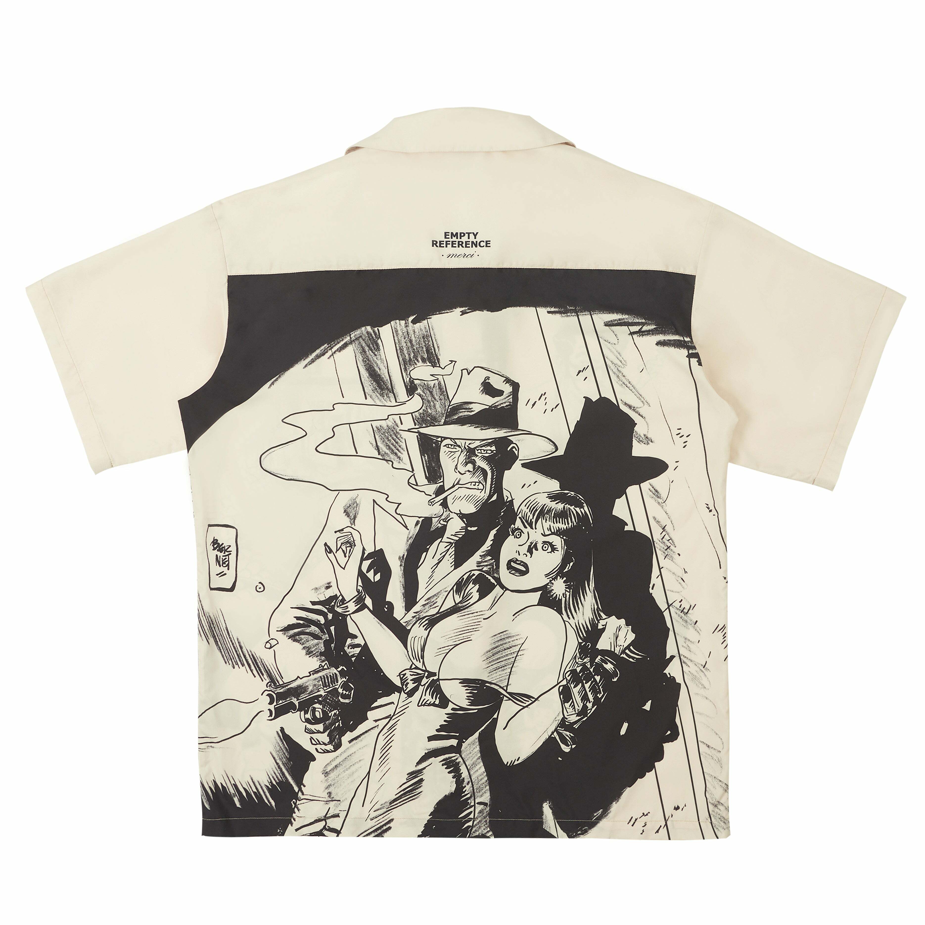 Y2K Grunge Comic Button-Up Shirt - Retro 90s Fashion, Summer Outfits, and Party Looks