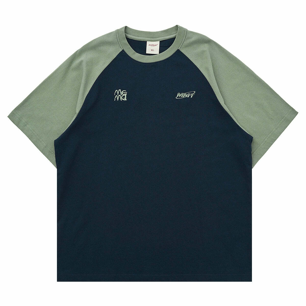 Y2K Grunge Contrast Sleeve Tee - Retro 90s Fashion, Summer Outfits, and Pastel Goth Style