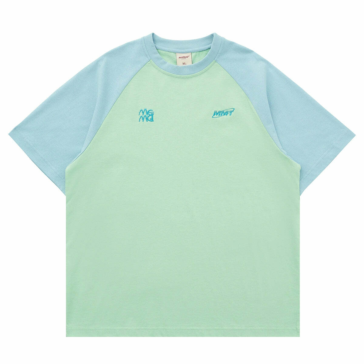 Y2K Grunge Contrast Sleeve Tee - Retro 90s Fashion, Summer Outfits, and Pastel Goth Style