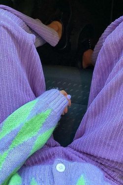 Y2K Grunge Corduroy Purple Pants - Retro 90s Fashion, Summer Y2K Outfits, Gothic Y2K Style