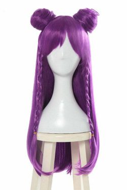 Y2K Grunge Cosplay Wig - League of Legends Kaisa - 90s Retro Style for Y2K Fashion Outfits