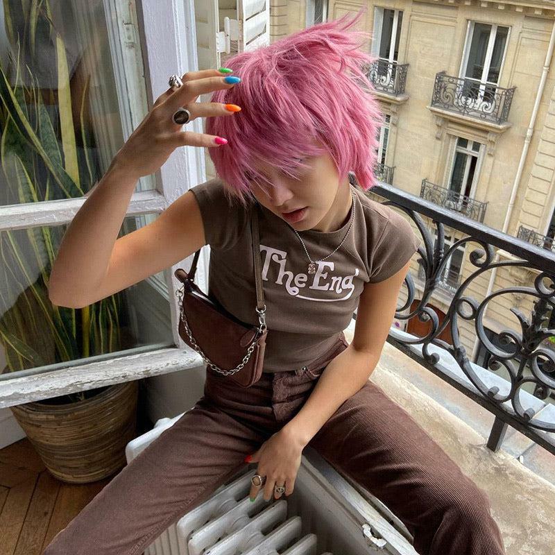 Y2K Grunge Crop Top - Retro 90s Fashion, Summer Y2K Outfits, Baby Tees, Y2K Club &