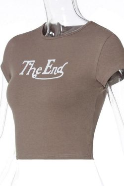 Y2K Grunge Crop Top - Retro 90s Fashion, Summer Y2K Outfits, Baby Tees, Y2K Club &