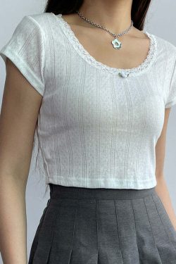 Y2K Grunge Crop Top - Retro 90s Fashion, Summer Y2K Outfits, Baby Tees, Y2K Club Style