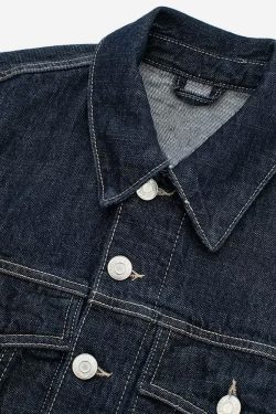 Y2K Grunge Cropped Denim Jacket - 90s Fashion, Retro Style, Y2K Summer Outfits, Y2K Club Fits