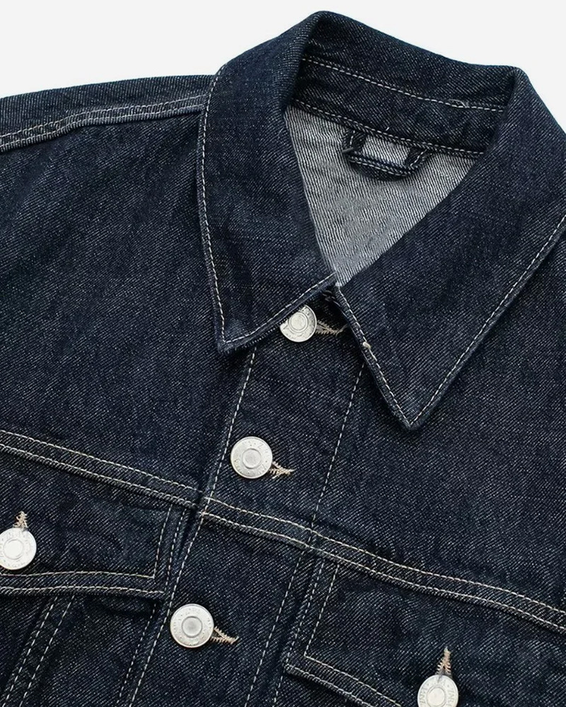 Y2K Grunge Cropped Denim Jacket - 90s Fashion, Retro Style, Y2K Summer Outfits, Y2K Club Fits