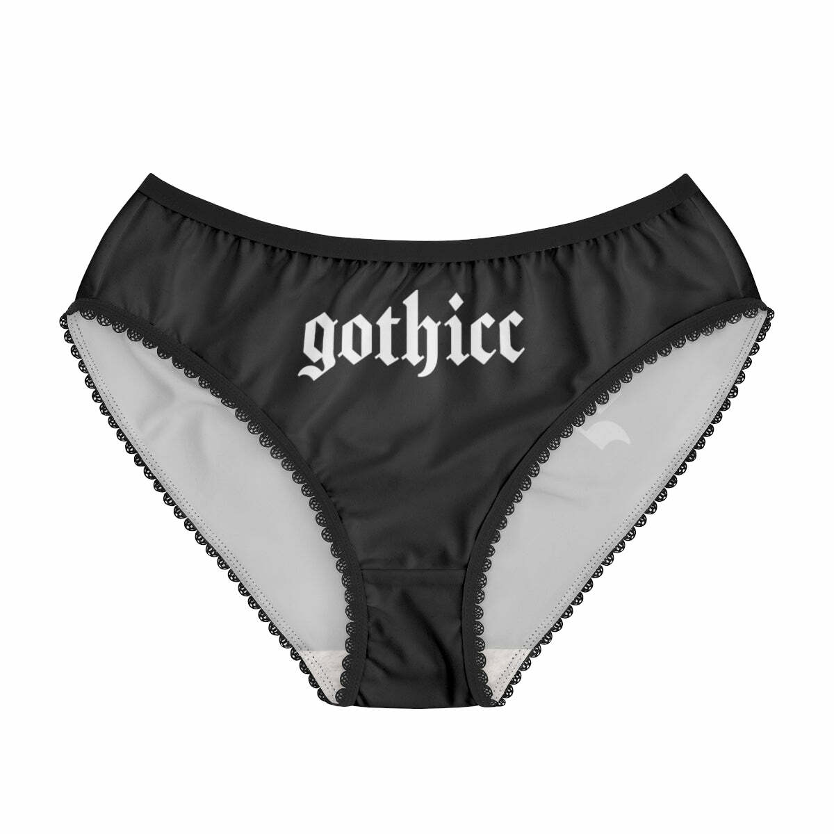 Y2K Grunge Dark Goth Gothic Panties - Retro 90s Fashion, Y2K Summer Outfits, Y2K Club Style