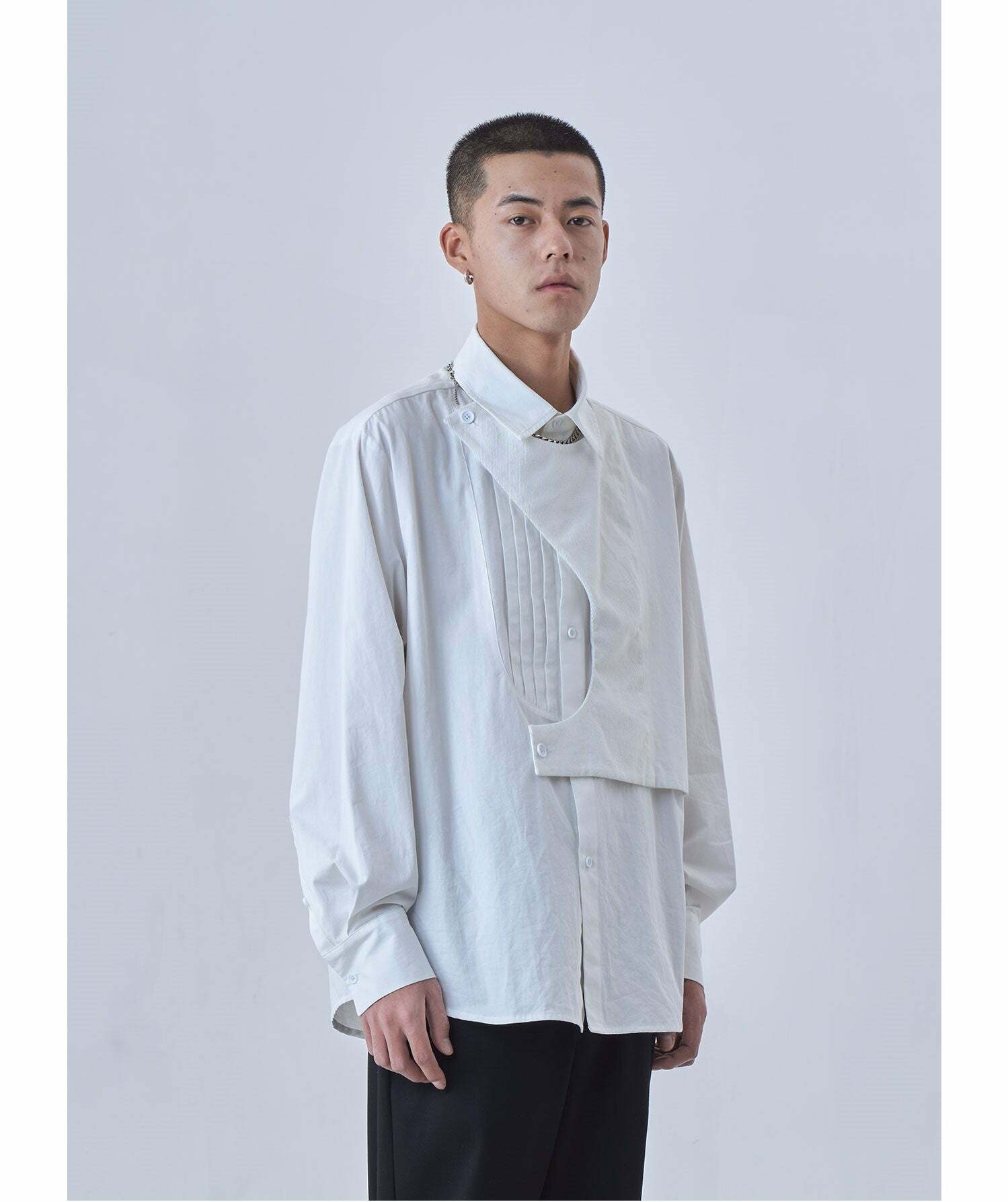 Y2K Grunge Deconstructed Long Sleeve Polo - Retro 90s Fashion, Summer Y2K Outfits