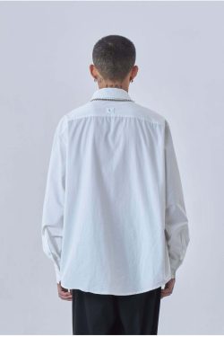 Y2K Grunge Deconstructed Long Sleeve Polo - Retro 90s Fashion, Summer Y2K Outfits