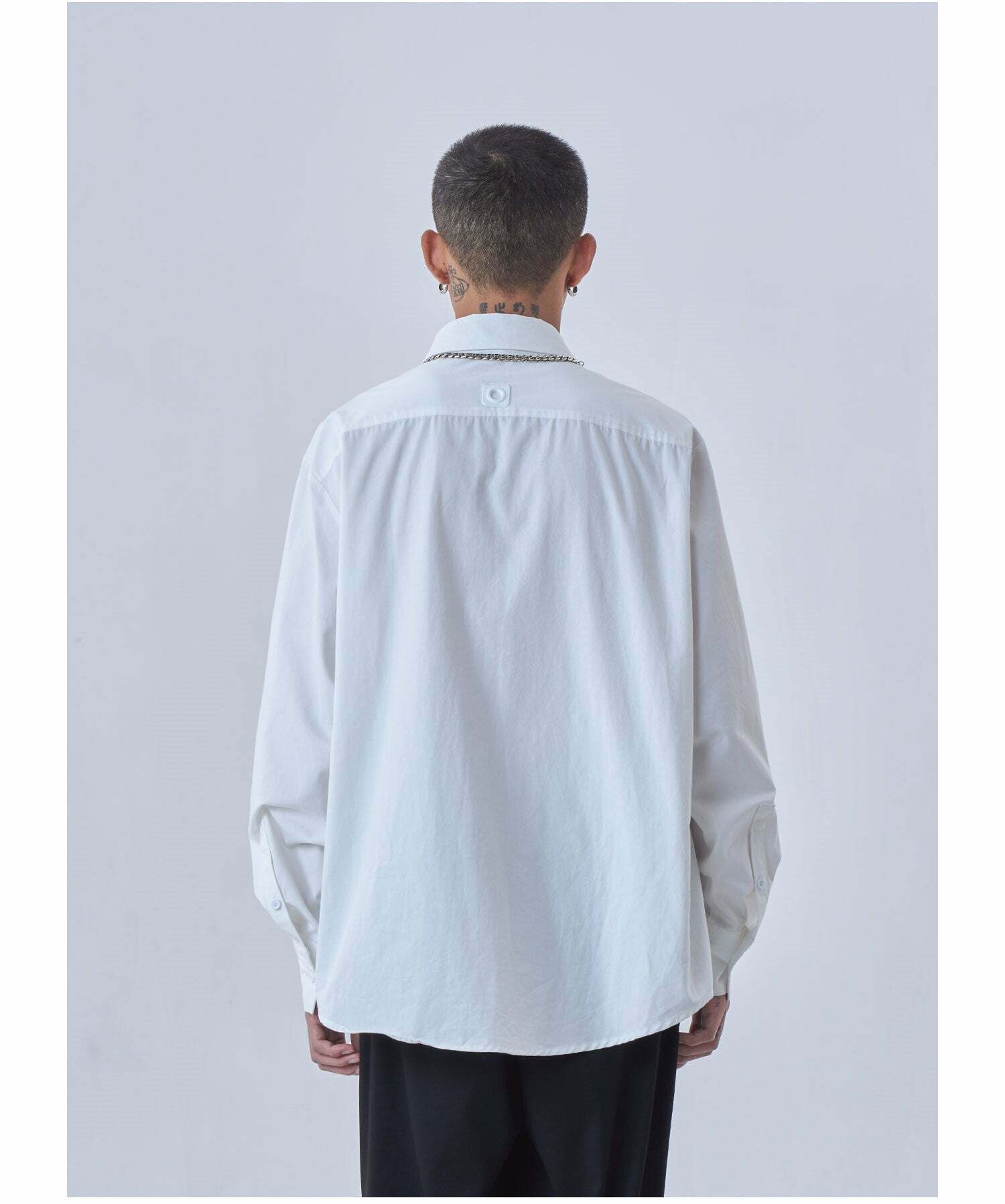 Y2K Grunge Deconstructed Long Sleeve Polo - Retro 90s Fashion, Summer Y2K Outfits