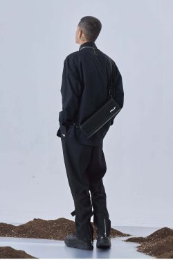 Y2K Grunge Deconstructed Long Sleeve Polo - Retro 90s Fashion, Summer Y2K Outfits