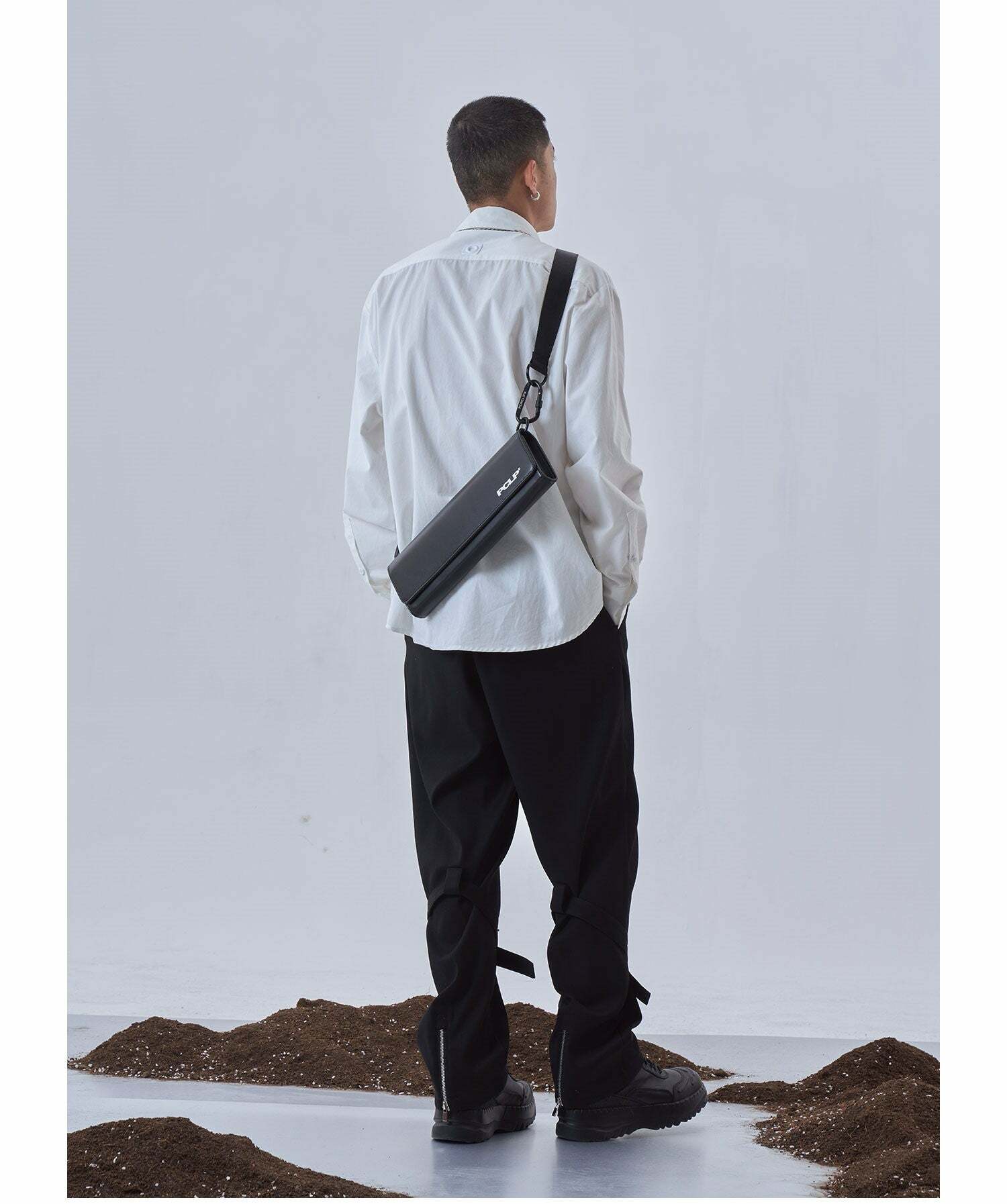 Y2K Grunge Deconstructed Long Sleeve Polo - Retro 90s Fashion, Summer Y2K Outfits