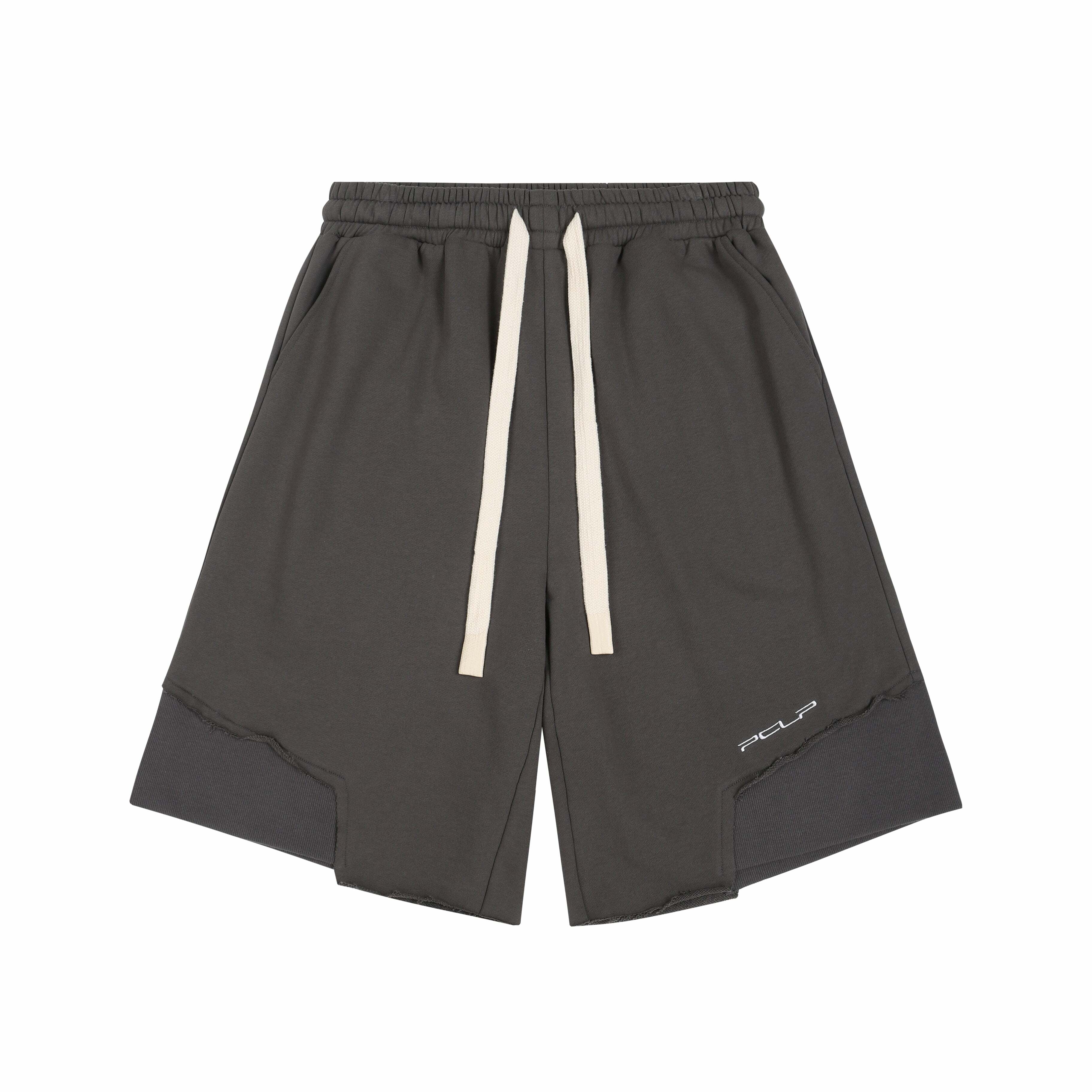 Y2K Grunge Deconstructed Raw Edge Shorts - 90s Fashion, Retro Style, Summer Y2K Outfits