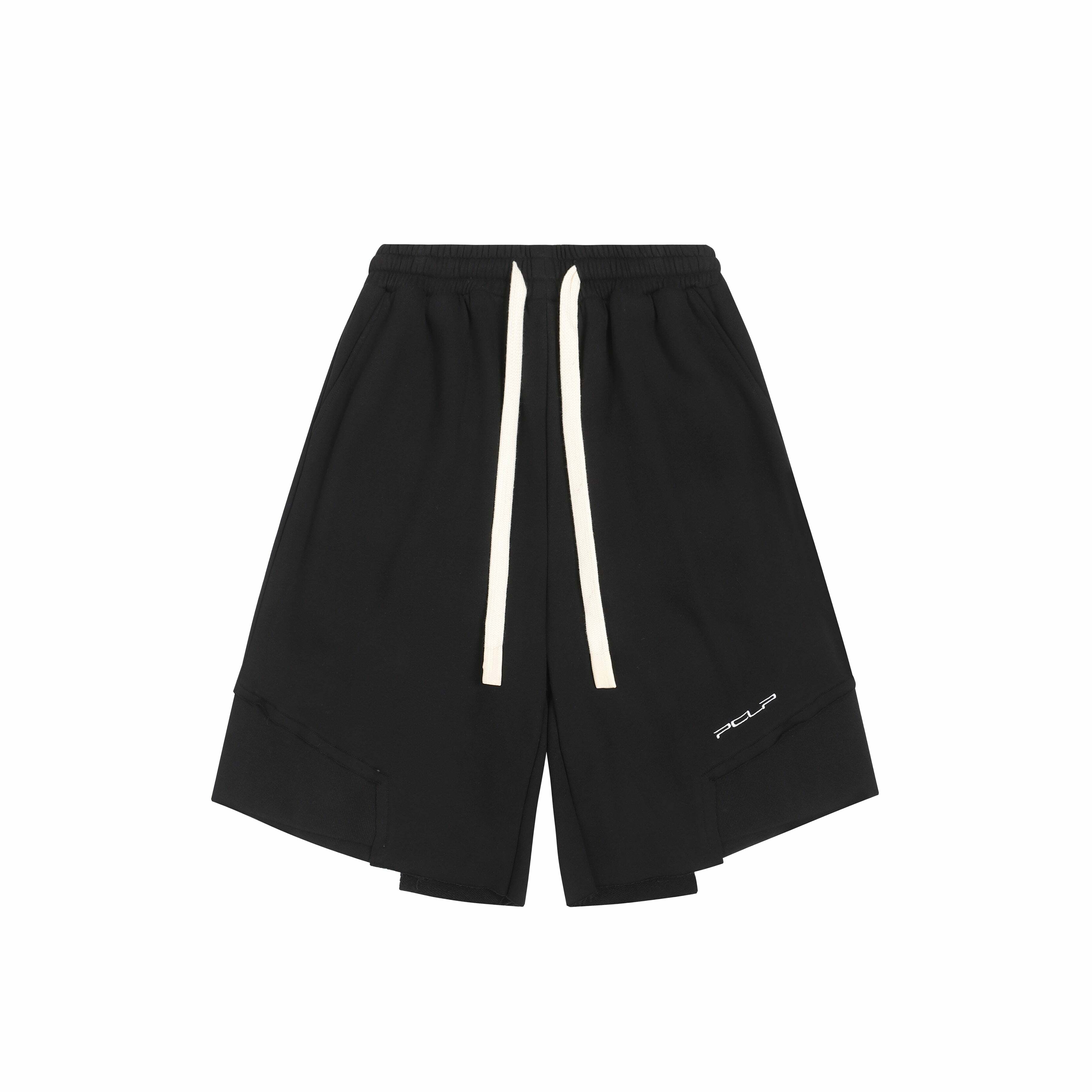 Y2K Grunge Deconstructed Raw Edge Shorts - Retro 90s Fashion, Summer Y2K Outfits