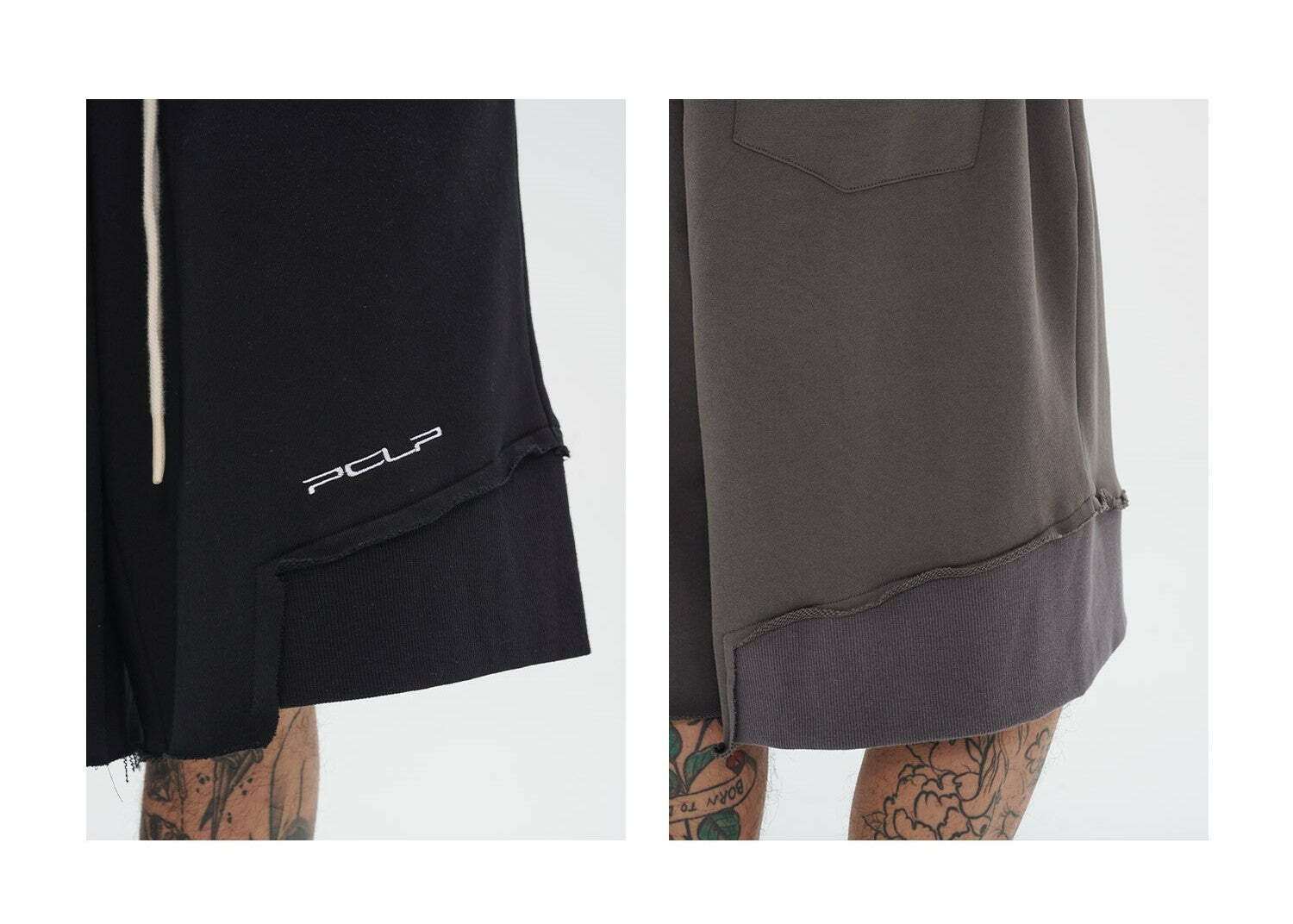 Y2K Grunge Deconstructed Raw Edge Shorts - Retro 90s Fashion, Summer Y2K Outfits