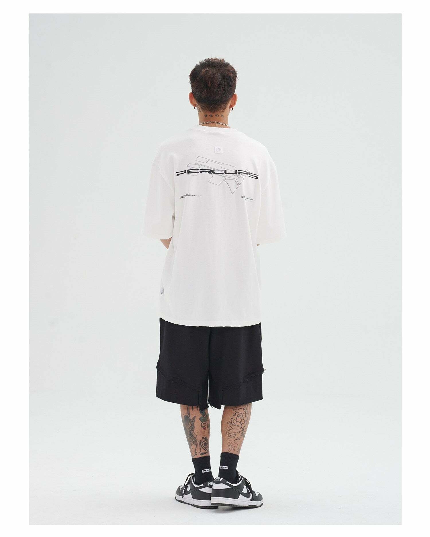 Y2K Grunge Deconstructed Raw Edge Shorts - Retro 90s Fashion, Summer Y2K Outfits