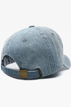 Y2K Grunge Denim NY Hat - Perfect for 90s Outfits, Y2K Summer, and Retro Fashion Styles