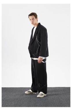 Y2K Grunge Destroyed Blazer - Retro 90s Fashion, Summer Outfits, and Party Looks