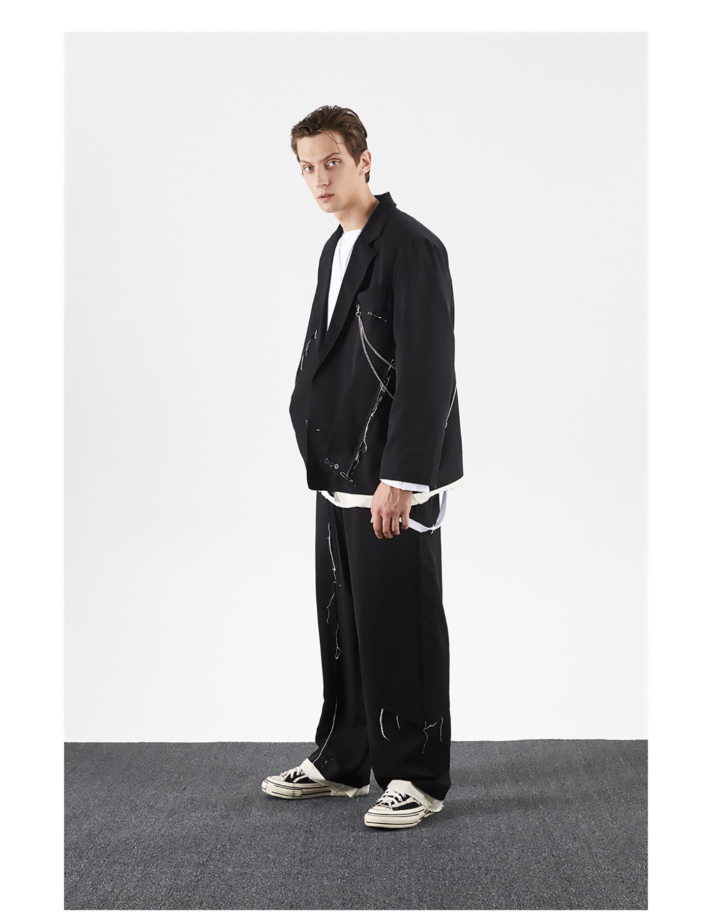 Y2K Grunge Destroyed Blazer - Retro 90s Fashion, Summer Outfits, and Party Looks