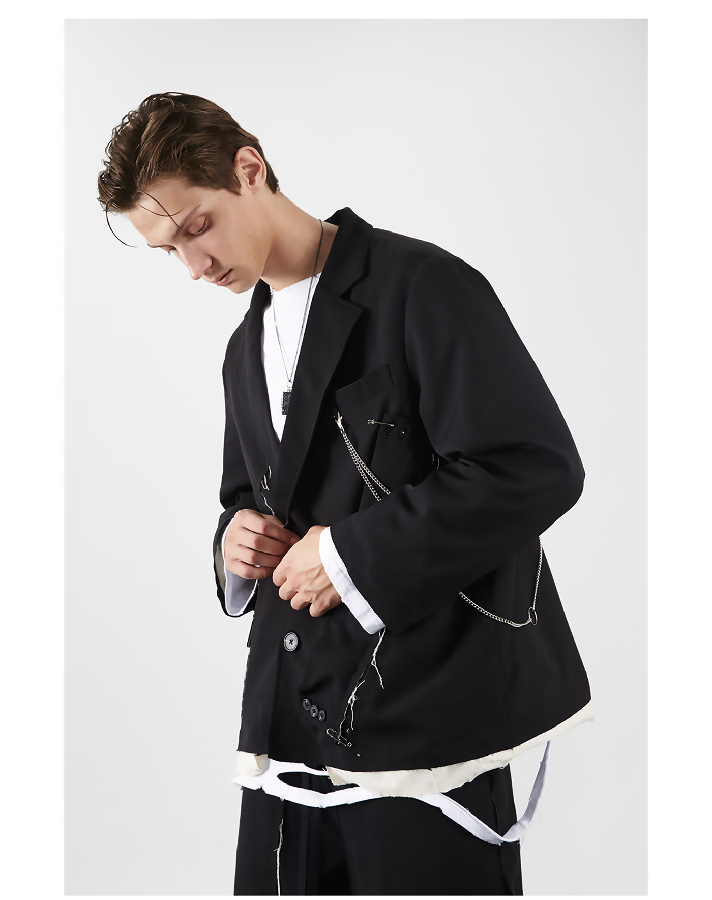Y2K Grunge Destroyed Blazer - Retro 90s Fashion, Summer Outfits, and Party Looks