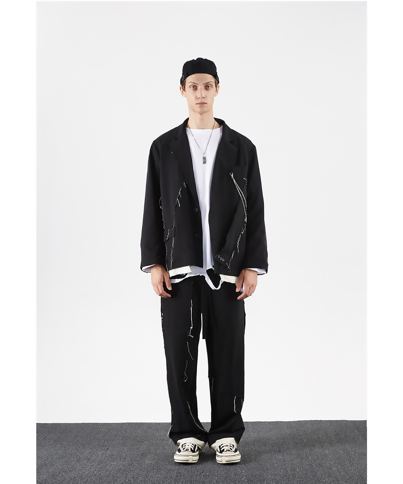 Y2K Grunge Destroyed Blazer - Retro 90s Fashion, Summer Outfits, and Party Looks