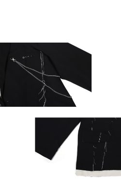 Y2K Grunge Destroyed Blazer - Retro 90s Fashion, Summer Outfits, and Party Looks