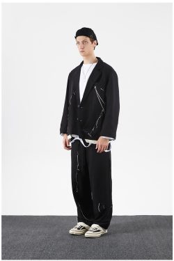 Y2K Grunge Destroyed Blazer - Retro 90s Fashion, Summer Outfits, and Party Looks
