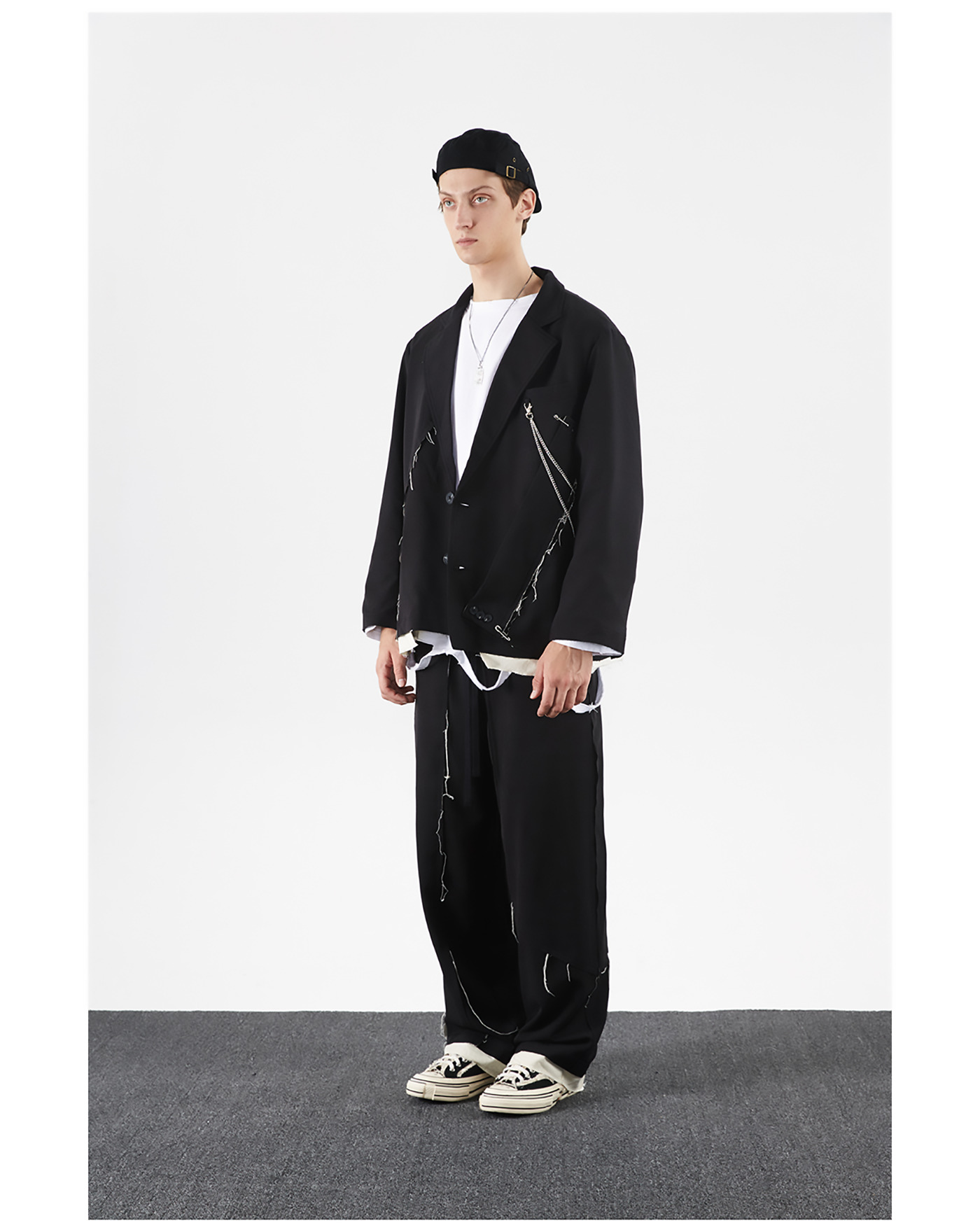 Y2K Grunge Destroyed Blazer - Retro 90s Fashion, Summer Outfits, and Party Looks
