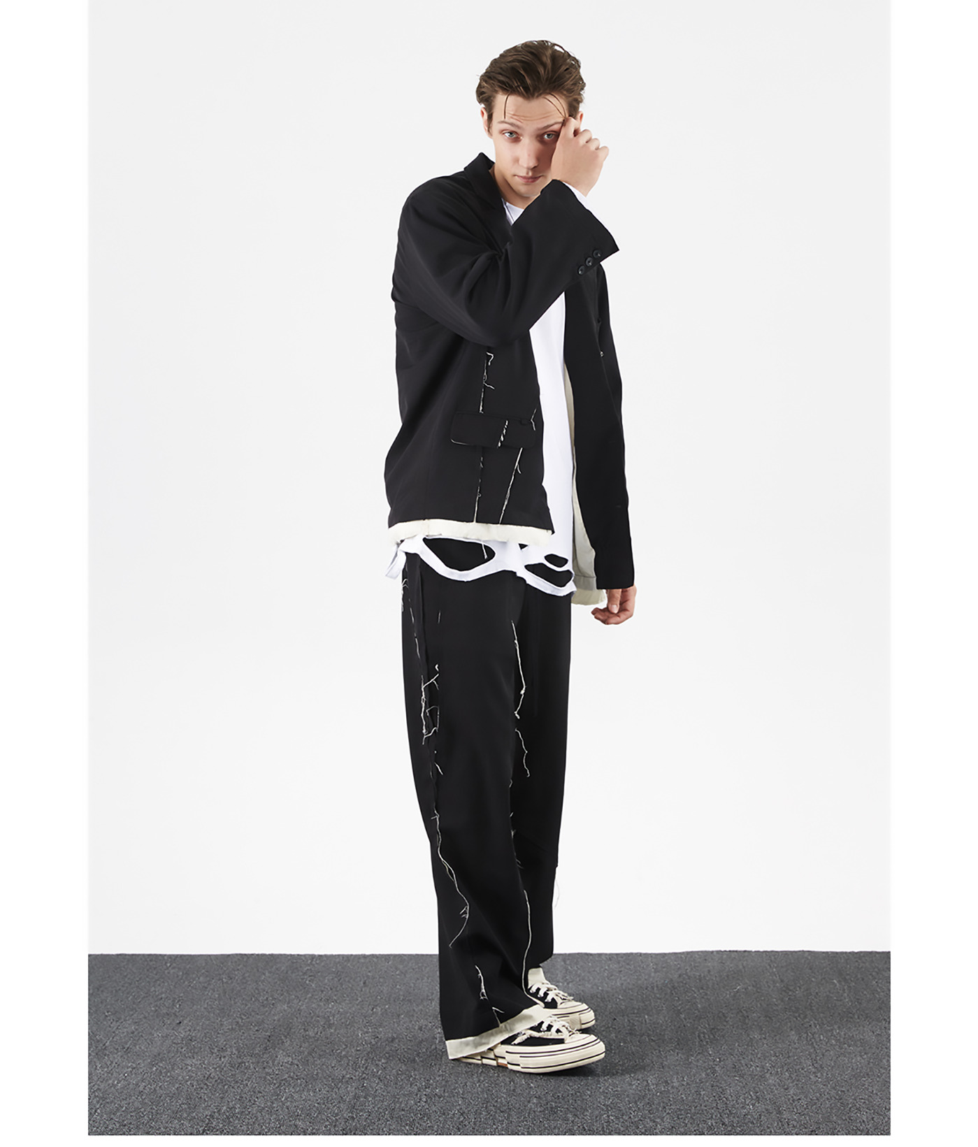 Y2K Grunge Destroyed Blazer - Retro 90s Fashion, Summer Outfits, and Party Looks