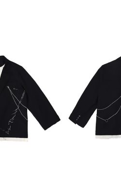 Y2K Grunge Destroyed Blazer - Retro 90s Fashion, Summer Outfits, and Party Looks