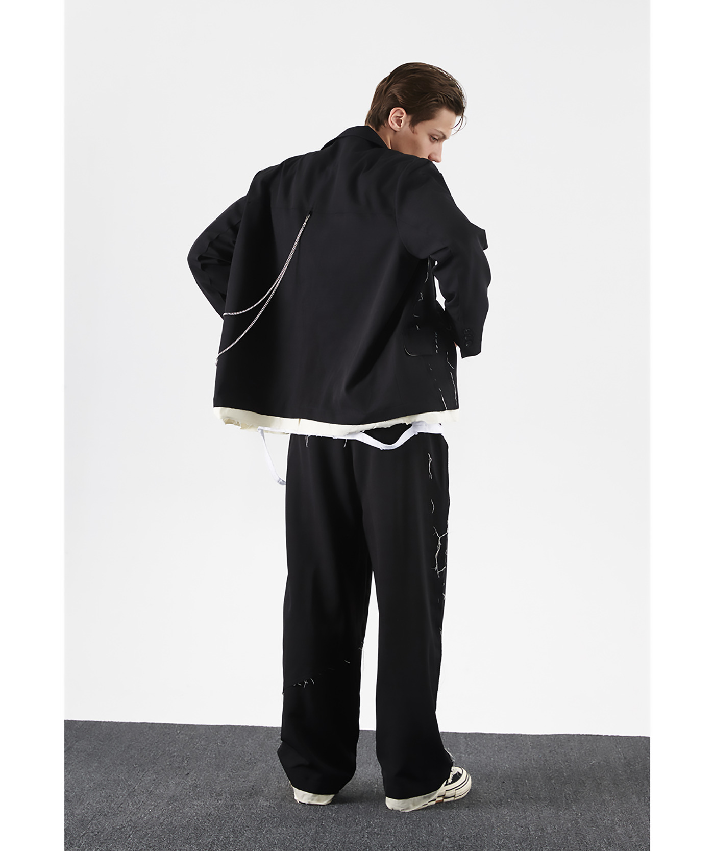 Y2K Grunge Destroyed Blazer - Retro 90s Fashion, Summer Outfits, and Party Looks